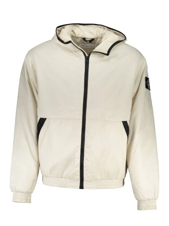 "Calvin Klein Jacken im Sale | Calvin Klein Eco Kapuzenjacke Beige online kaufen"|Planet-Deluxe