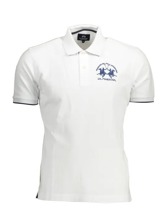 "LA MARTINA Poloshirts im Sale | La Martina Elegance Polo Kurzarm Weiß online kaufen"|Planet-Deluxe