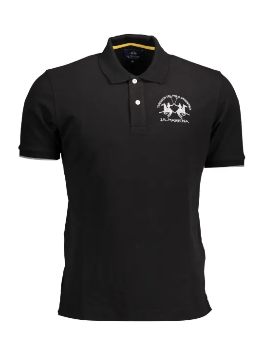 "LA MARTINA Poloshirts im Sale | La Martina Elegance Polo Schwarz online kaufen"|Planet-Deluxe
