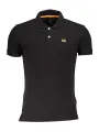 "La Martina Schwarzes Slim Fit Polo - Kurzarm Eleganz"
