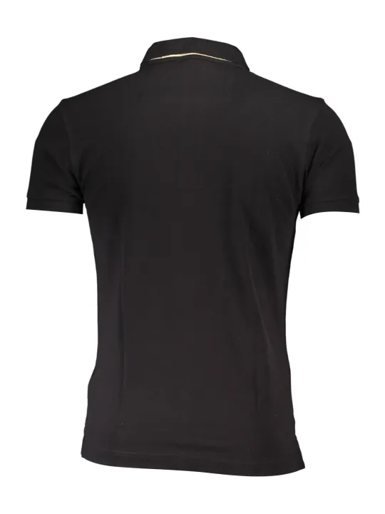 "La Martina Schwarzes Slim Fit Polo - Kurzarm Eleganz"
