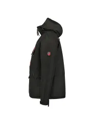 Schwarze Herren Kapuzenjacke Outdoorjacke