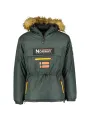 Graue Herren Winterjacke mit Kapuze