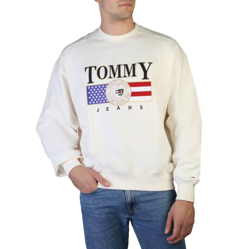 Logo Te  günstig Kaufen-Tommy Hilfiger-DM0DM15717_YBH. Tommy Hilfiger-DM0DM15717_YBH <![CDATA[Geschlecht:HerrenTypologie:SweatshirtÄrmel:langMaterial:Baumwolle 100%Muster:einfarbigDetails:mit Logo]]>. 