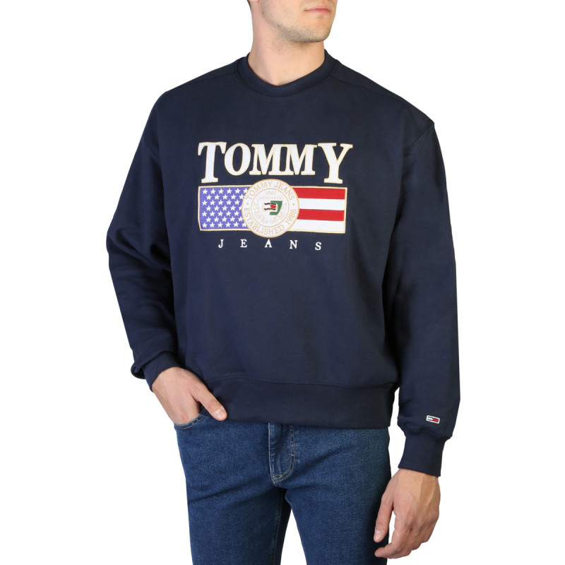 TOMMY günstig Kaufen-Tommy Hilfiger-DM0DM15717_C87. Tommy Hilfiger-DM0DM15717_C87 <![CDATA[Geschlecht:HerrenTypologie:SweatshirtÄrmel:langMaterial:Baumwolle 100%Muster:einfarbigDetails:mit Logo]]>. 