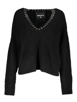 Elegante schwarze Bluse - Patrizia Pepe 2K0219K134_NEK103NERO