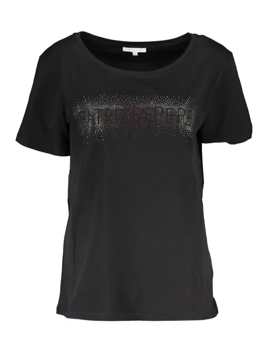 "Patrizia Pepe T-Shirts im Sale | PATRIZIA PEPE DAMEN KURZARM T-SHIRT SCHWARZ online kaufen"|Planet-Deluxe