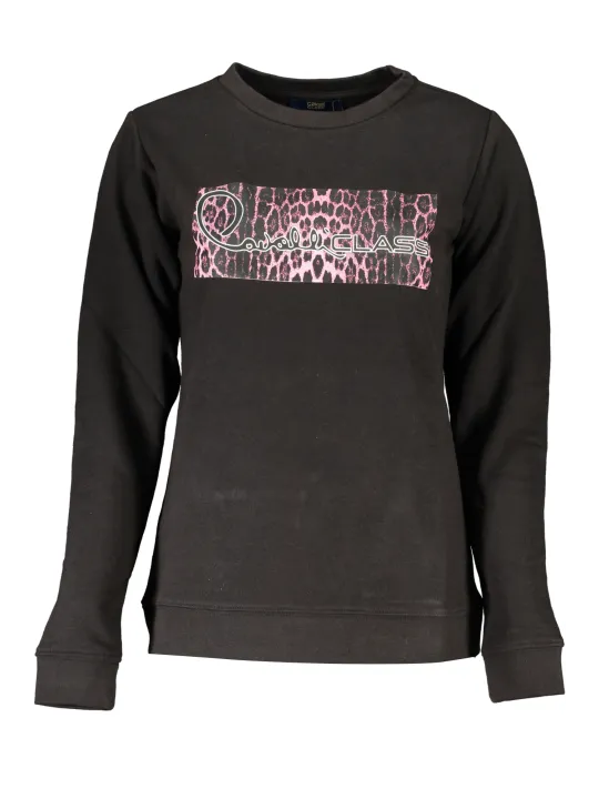 "Cavalli Class Startseite im Sale | CAVALLI CLASS DAMEN-SWEATSHIRT MIT REISSVERSCHLUSS SCHWARZ online kaufen"|Planet-Deluxe