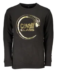 "Cavalli Class Startseite im Sale | CAVALLI CLASS SCHWARZES HERREN-SWEATSHIRT MIT ZIP-OUT online kaufen"|Planet-Deluxe