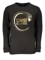 "Cavalli Class Startseite im Sale | CAVALLI CLASS SCHWARZES HERREN-SWEATSHIRT MIT ZIP-OUT online kaufen"|Planet-Deluxe