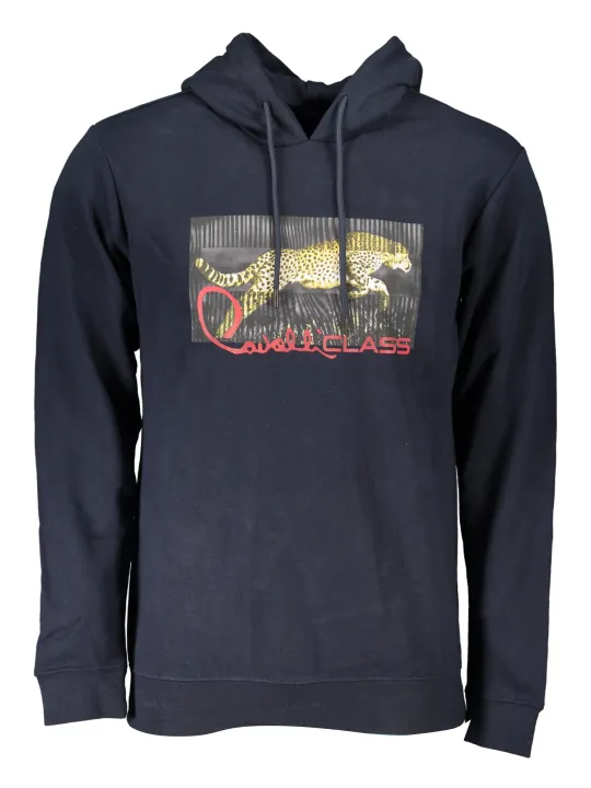 "Cavalli Class Startseite im Sale | CAVALLI CLASS BLAUES SWEATSHIRT FÜR HERREN MIT REISSVERSCHLUSS online kaufen"|Planet-Deluxe
