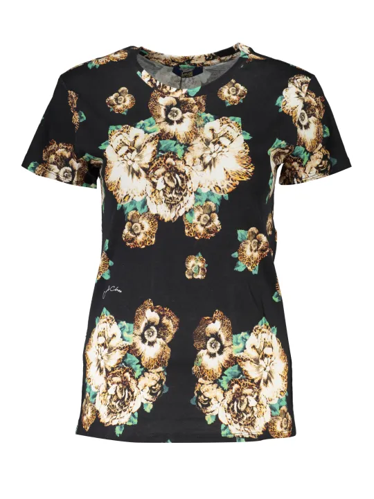 "Cavalli Class Startseite im Sale | CAVALLI CLASS DAMEN KURZARM T-SHIRT SCHWARZ online kaufen"|Planet-Deluxe