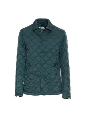 Grüne gesteppte Husky Winterjacke für Damen