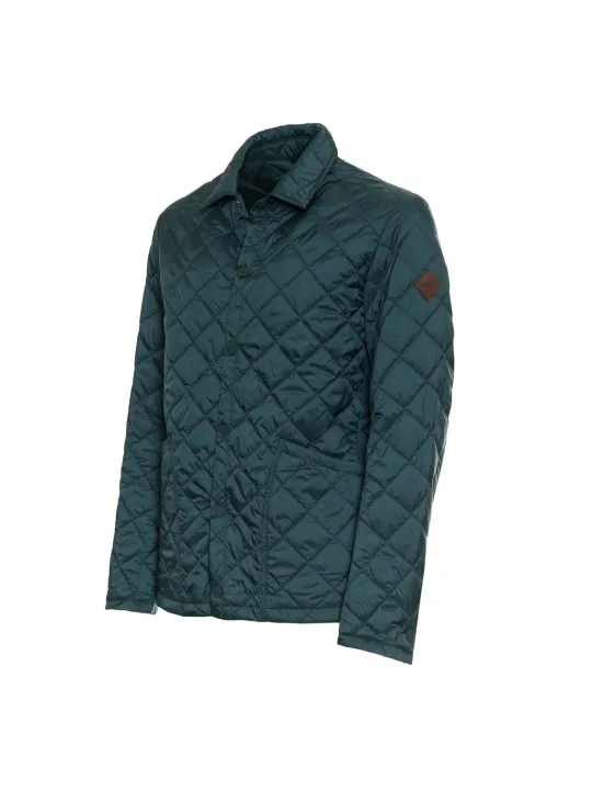 Grüne gesteppte Husky Outdoorjacke