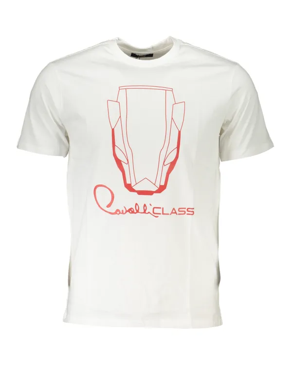 "Cavalli Class T-Shirts im Sale | Cavalli Class Weißes Luxus T-Shirt mit Auto-Design online kaufen"|Planet-Deluxe "Cavalli Class T-Shirts im Sale | Cavalli Class Weißes Luxus T-Shirt mit Auto-Design online kaufen"|Planet-Deluxe