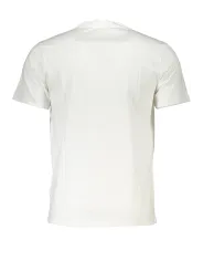 "Cavalli Class T-Shirts im Sale | Cavalli Class Weißes Luxus T-Shirt mit Auto-Design online kaufen"|Planet-Deluxe