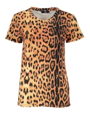 "Cavalli Class Startseite im Sale | CAVALLI CLASS DAMEN KURZARM T-SHIRT ORANGE online kaufen"|Planet-Deluxe