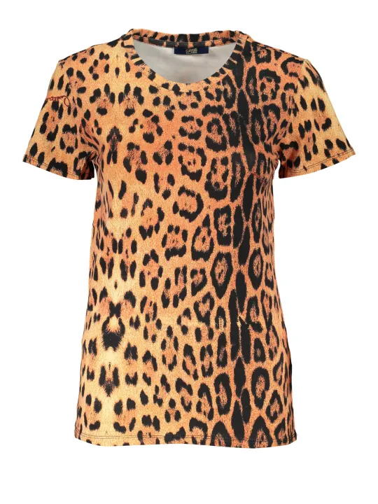 "Cavalli Class Startseite im Sale | CAVALLI CLASS DAMEN KURZARM T-SHIRT ORANGE online kaufen"|Planet-Deluxe