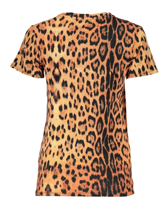 "Cavalli Class Startseite im Sale | CAVALLI CLASS DAMEN KURZARM T-SHIRT ORANGE online kaufen"|Planet-Deluxe
