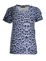 "Cavalli Class Startseite im Sale | CAVALLI CLASS DAMEN KURZARM T-SHIRT BLAU online kaufen"|Planet-Deluxe