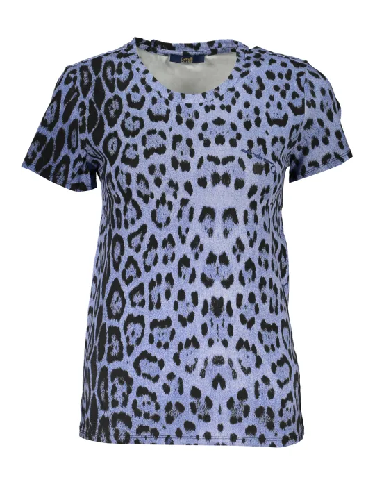 "Cavalli Class Startseite im Sale | CAVALLI CLASS DAMEN KURZARM T-SHIRT BLAU online kaufen"|Planet-Deluxe