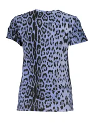 "Cavalli Class Startseite im Sale | CAVALLI CLASS DAMEN KURZARM T-SHIRT BLAU online kaufen"|Planet-Deluxe