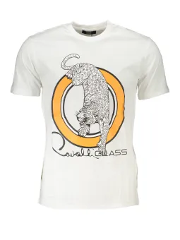 "Cavalli Class Kurzarm T-Shirt - Normale Passform, Rundhals"