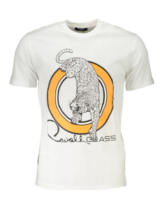 "Cavalli Class Kurzarm T-Shirt - Normale Passform, Rundhals"