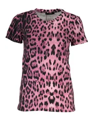 "Cavalli Class Startseite im Sale | CAVALLI CLASS DAMEN KURZARM T-SHIRT ROSA online kaufen"|Planet-Deluxe