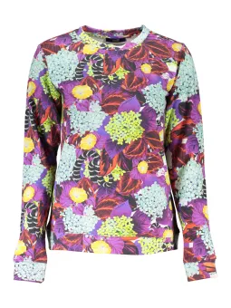 Elegantes Cavalli Class Sweatshirt mit Blumenmuster