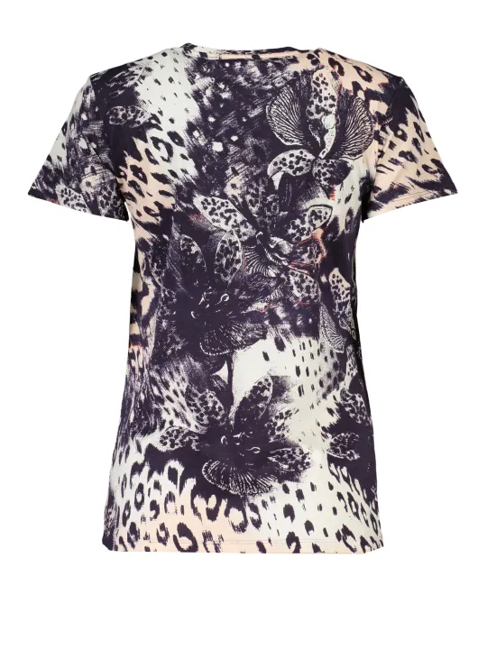 "Cavalli Class T-Shirts im Sale | Cavalli Class Leopardenschmetterling TShirt online kaufen"|Planet-Deluxe