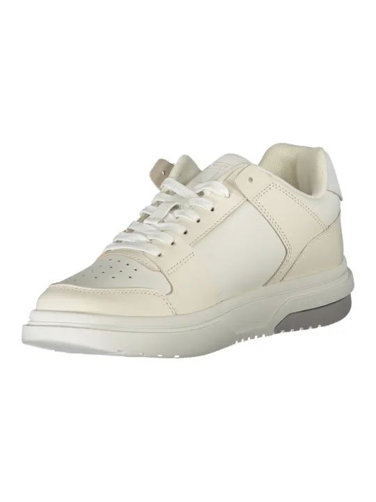 Tommy Hilfiger Klassik Leder Sneakers Weiß - Stil & Komfort