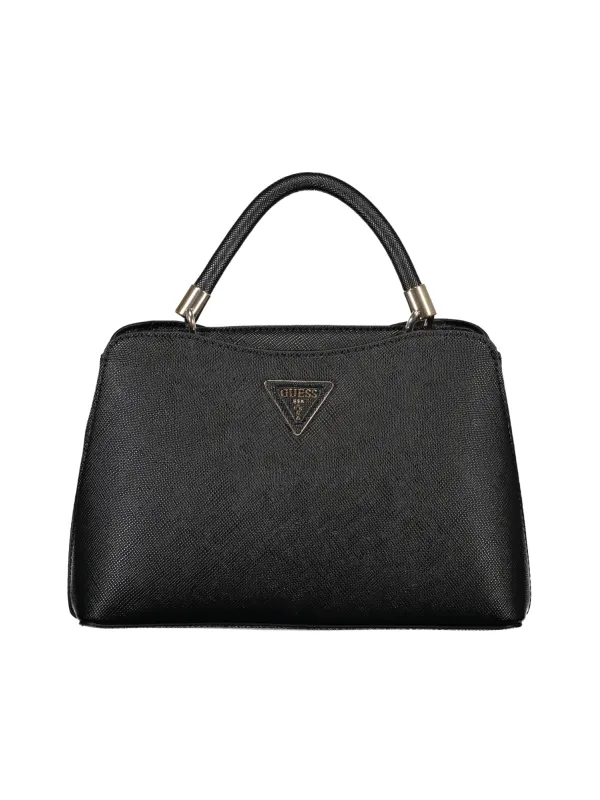 "GUESS JEANS Einzelstücke & Seltenheiten im Sale | "Guess Elegance Black Trapez-Tasche" online kaufen"|Planet-Deluxe