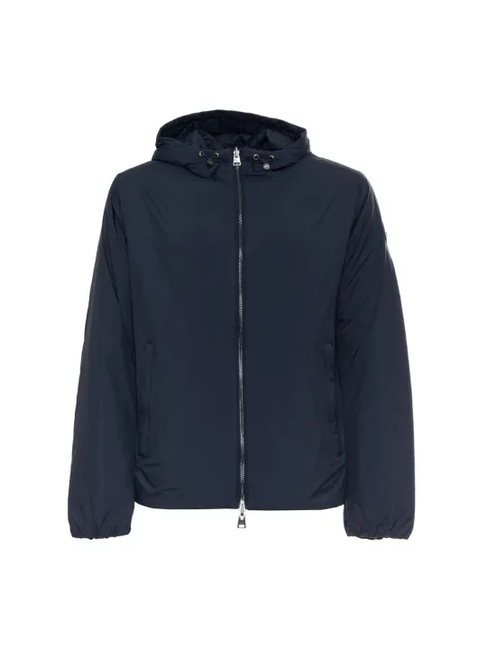 Schwarze Jacke mit Kapuze