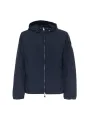 Schwarze Jacke mit Kapuze