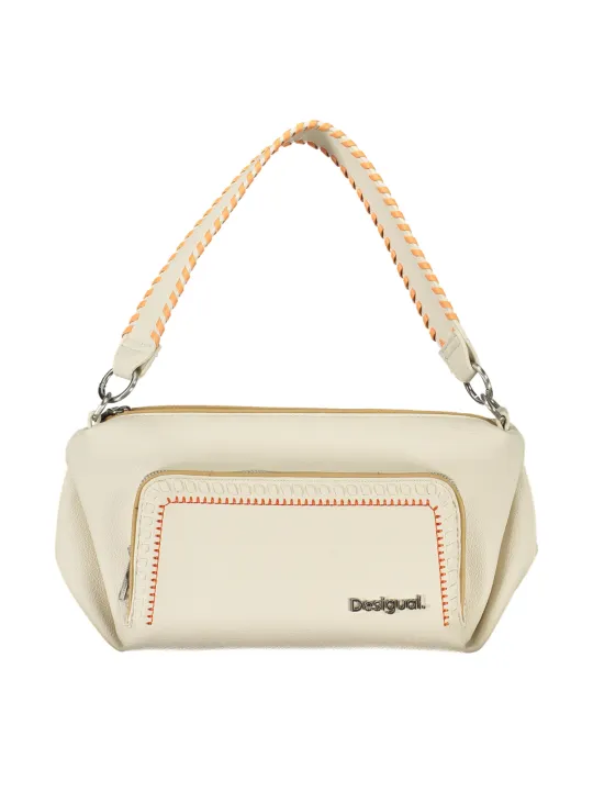 "Desigual Einzelstücke & Seltenheiten im Sale | Desigual Elegance: Creme-Orange Handtasche mit Vielseitigkeit online kaufen"|Planet-Deluxe