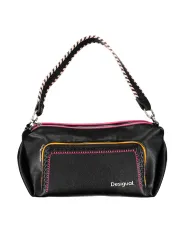 "Desigual Einzelstücke & Seltenheiten im Sale | Desigual Style Handtasche Schwarz Pink Gelb online kaufen"|Planet-Deluxe