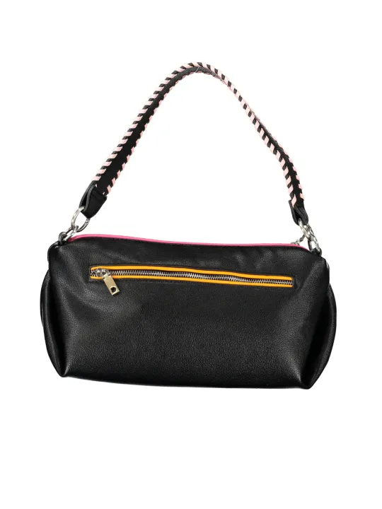 "Desigual Einzelstücke & Seltenheiten im Sale | Desigual Style Handtasche Schwarz Pink Gelb online kaufen"|Planet-Deluxe