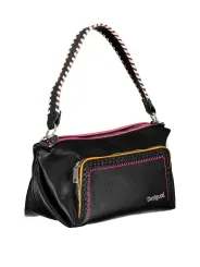 "Desigual Einzelstücke & Seltenheiten im Sale | Desigual Style Handtasche Schwarz Pink Gelb online kaufen"|Planet-Deluxe