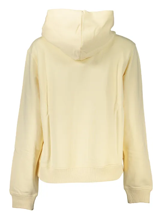 "Calvin Klein Sweatshirts im Sale | Calvin Klein Pastellgelb Hoodie Nachhaltig und Bequem online kaufen"|Planet-Deluxe