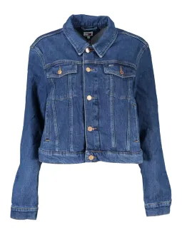 "Cropped Jeansjacke aus Bio-Baumwolle – Tommy Hilfiger"