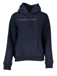 "Tommy Hilfiger Sweatshirts im Sale | Tommy Hilfiger DW0DW17324_BLC1G: Klassischer Kapuzenpullover aus Bio-Baumwolle mit Fleece-Innenfutter und Logo-Stickerei – Ide online kaufen"|Planet-Deluxe