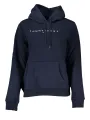 "Tommy Hilfiger Sweatshirts im Sale | Tommy Hilfiger DW0DW17324_BLC1G: Klassischer Kapuzenpullover aus Bio-Baumwolle mit Fleece-Innenfutter und Logo-Stickerei – Ide online kaufen"|Planet-Deluxe