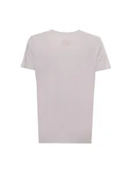 Rosa Gradient Baumwoll-T-Shirt Damen
