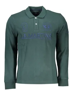 Elegantes LA MARTINA Poloshirt mit Stickerei - Stilvoll & Edel