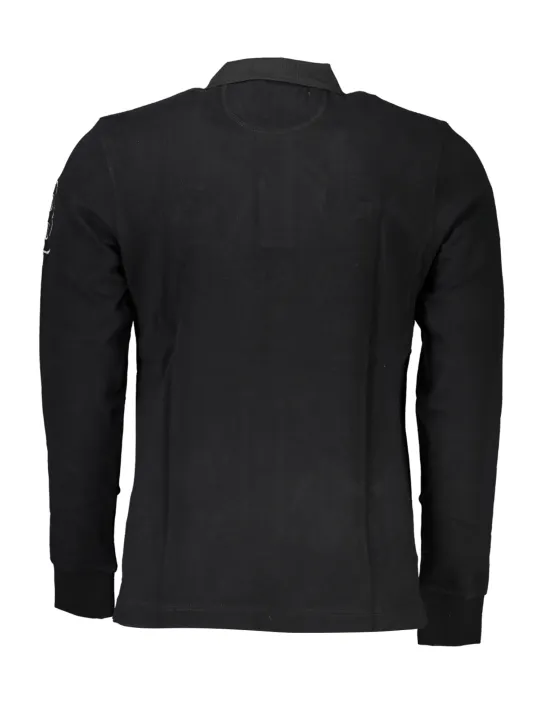 "LA MARTINA Poloshirts im Sale | LA MARTINA SCHWARZES LANGARM-POLOSHIRT FÜR HERREN online kaufen"|Planet-Deluxe