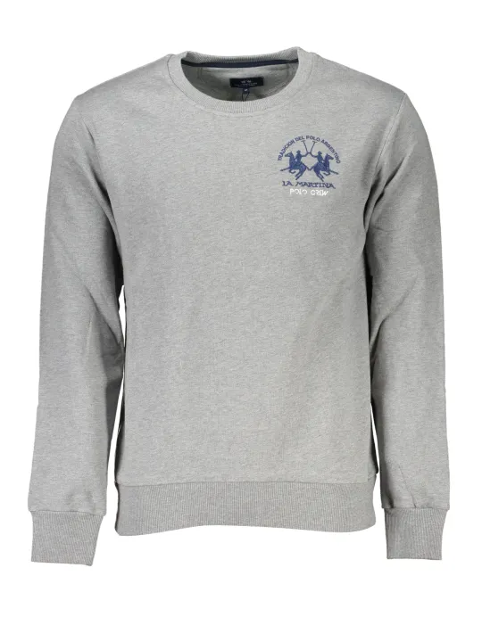 "LA MARTINA Startseite im Sale | LA MARTINA HERREN-SWEATSHIRT GRAU MIT REISSVERSCHLUSS online kaufen"|Planet-Deluxe