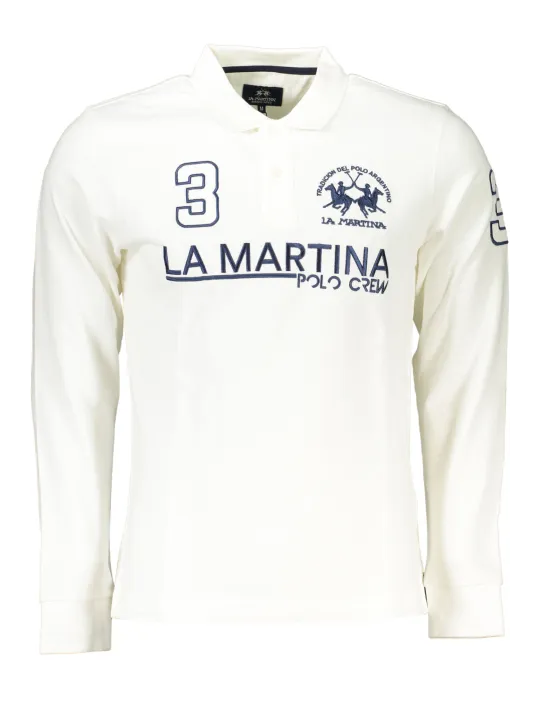 "LA MARTINA Startseite im Sale | LA MARTINA LANGARM-POLOSHIRT FÜR HERREN, WEISS online kaufen"|Planet-Deluxe