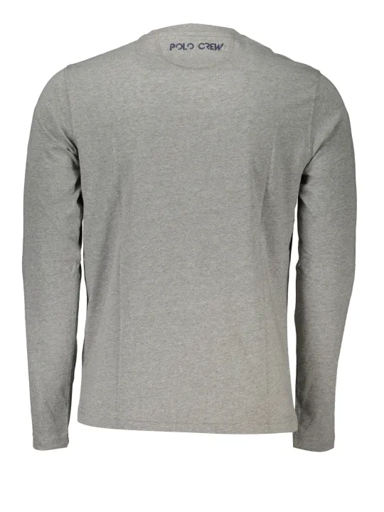 "LA MARTINA T-Shirts im Sale | La Martina Grau Langarmshirt online kaufen"|Planet-Deluxe