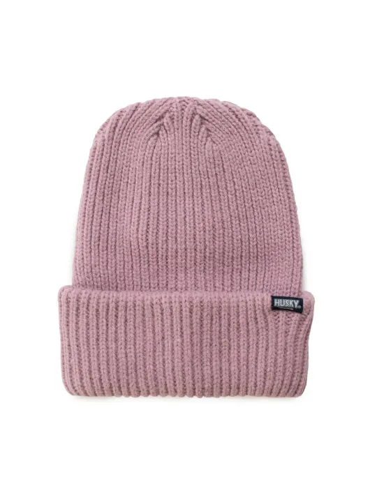 Rosa Husky Fleece Beanie Mütze
